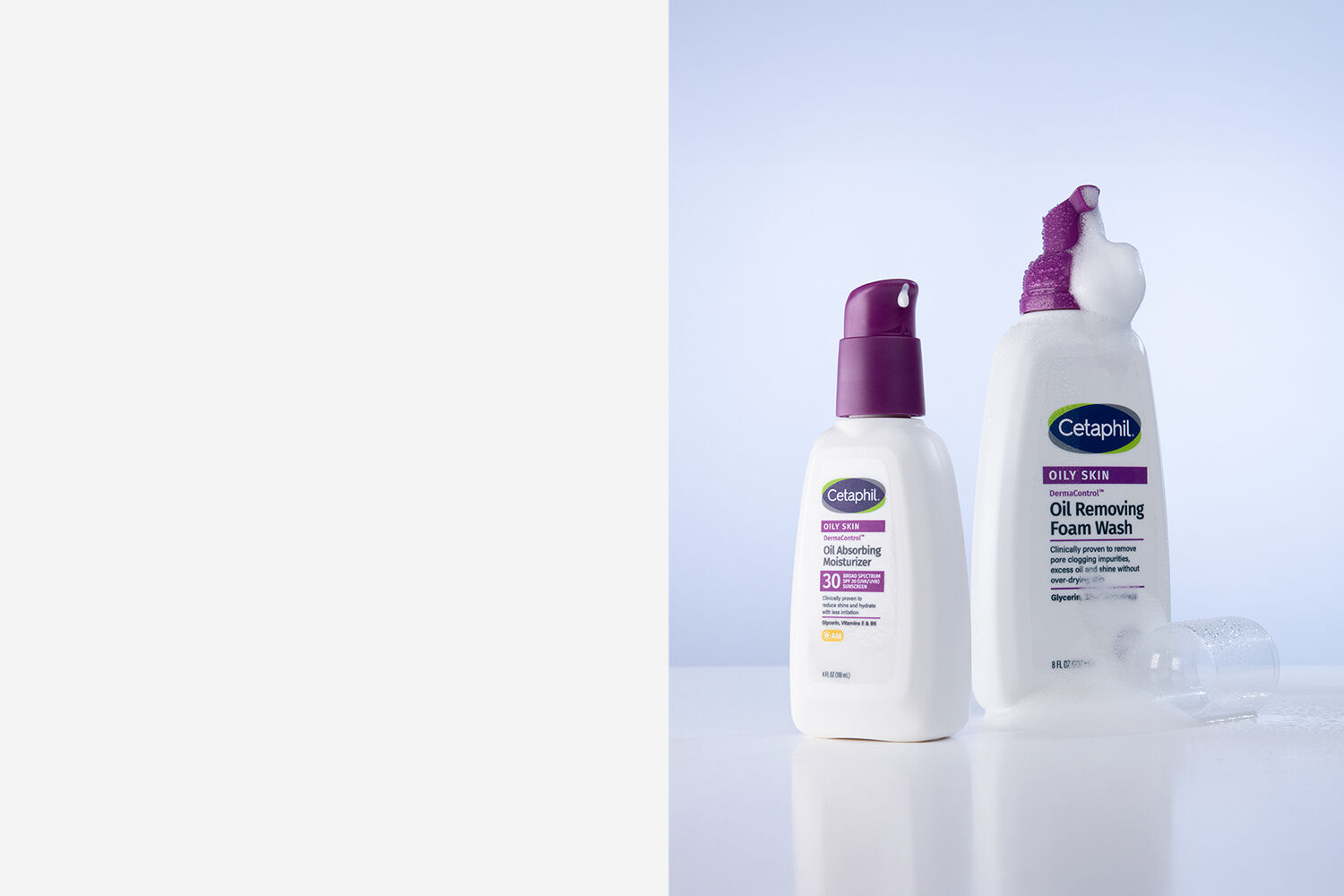 cetaphil dermacontrol products on counter