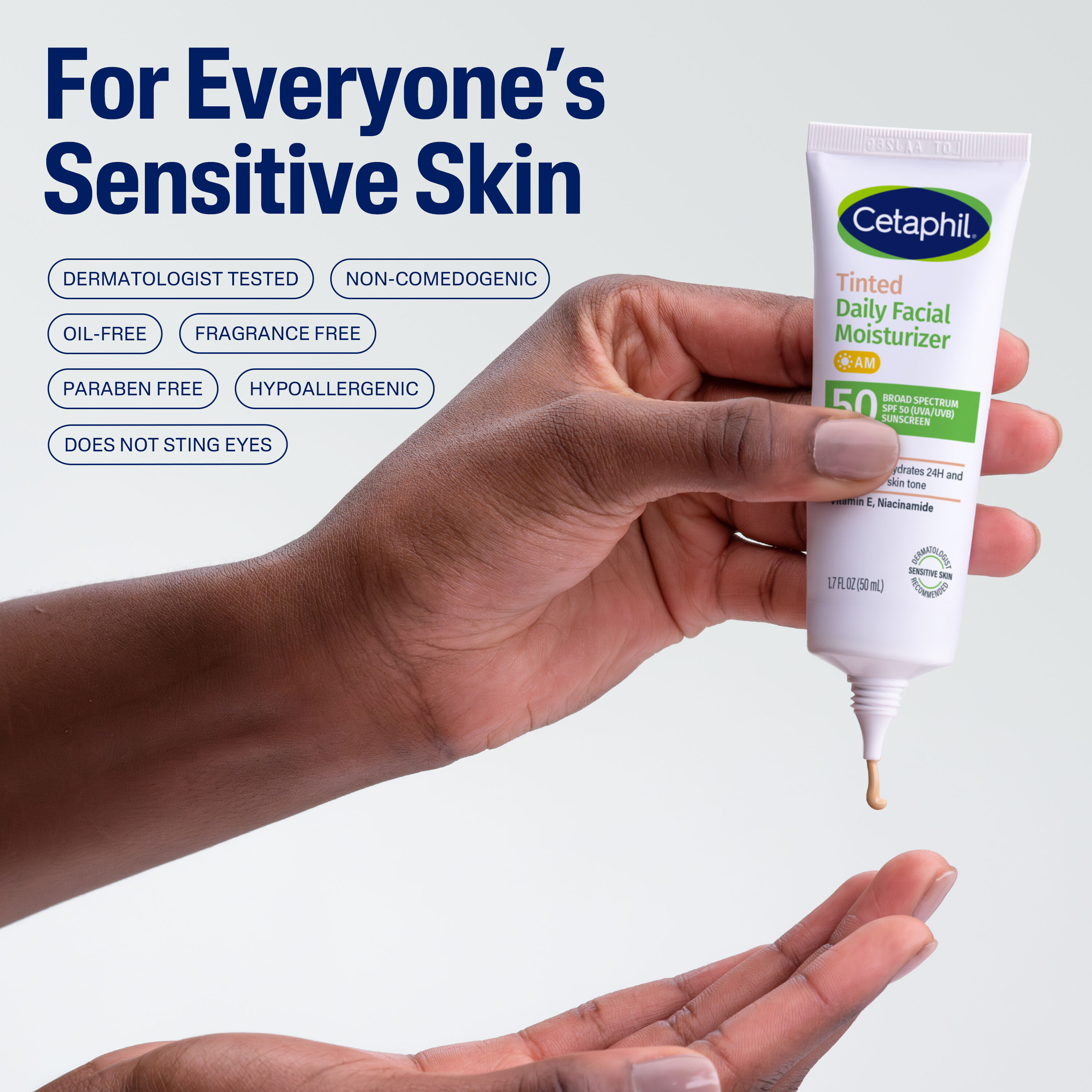 Tinted Daily Facial Moisturizer SPF 50