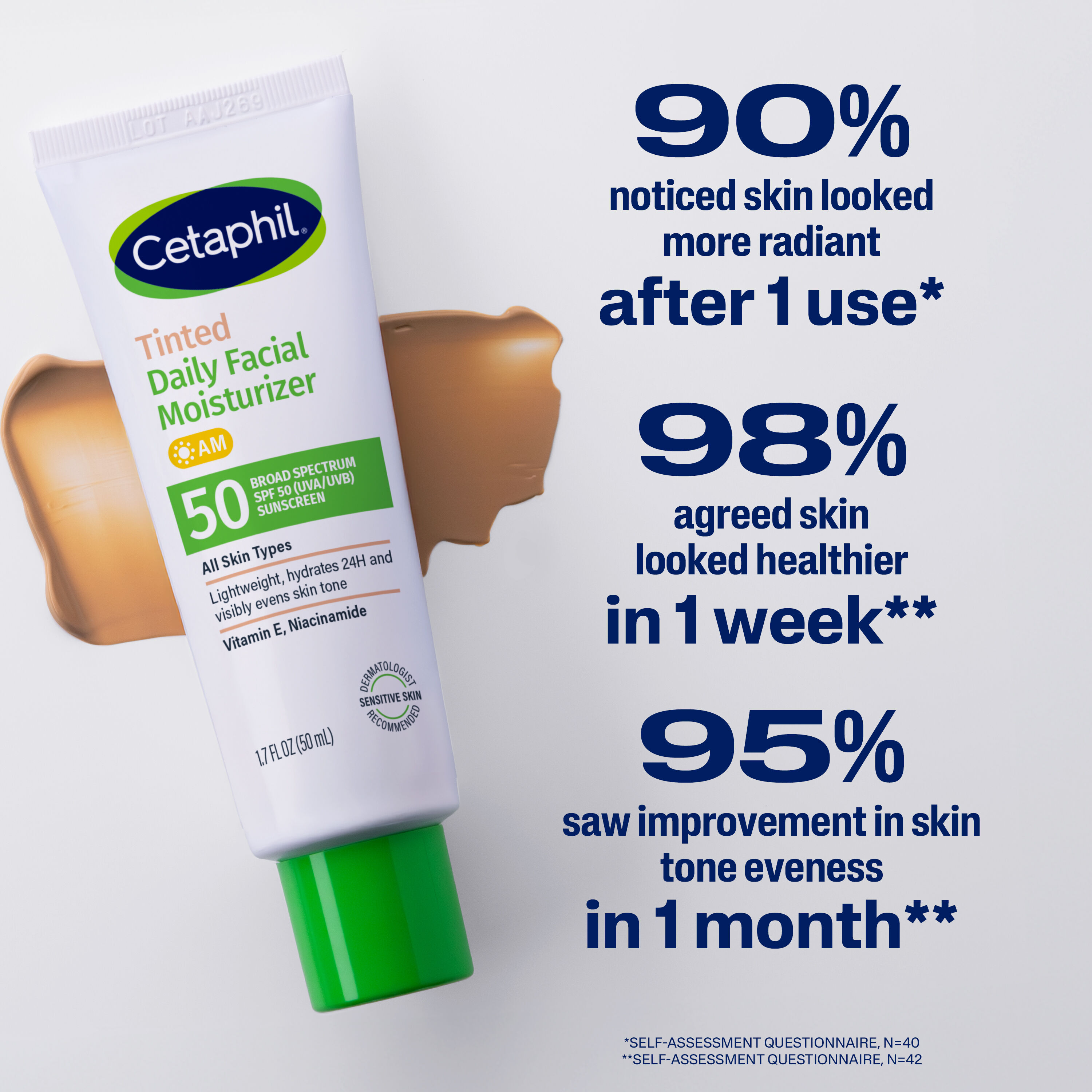 Tinted Daily Facial Moisturizer SPF 50