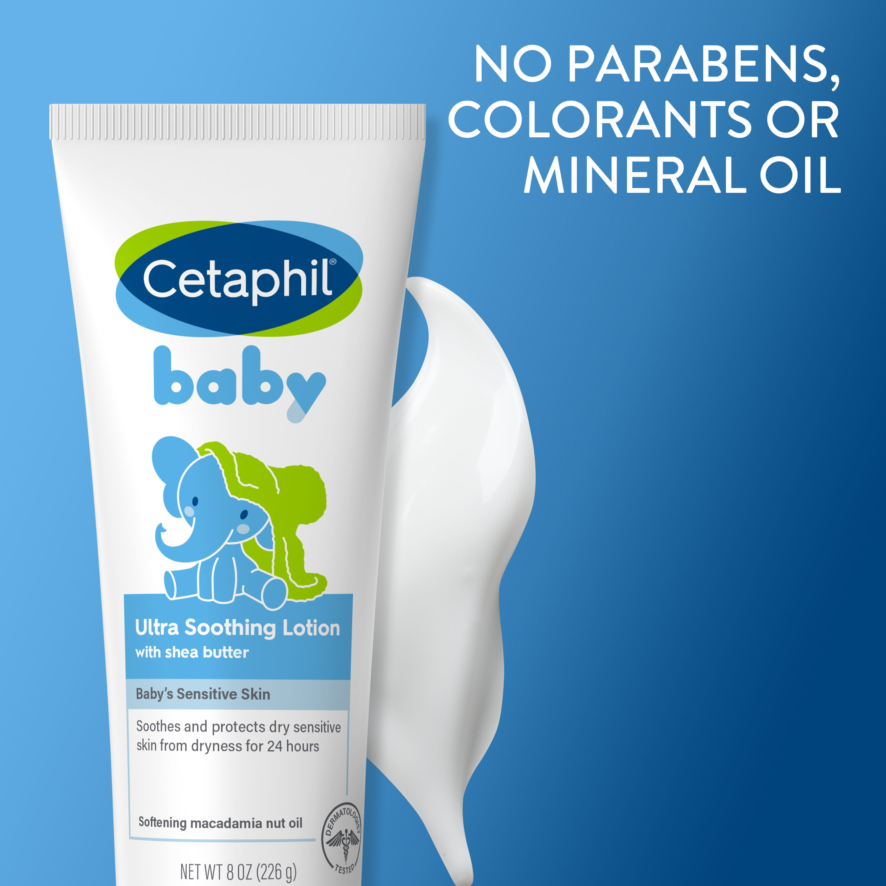 cetaphil baby ultra smoothing lotion no parabens