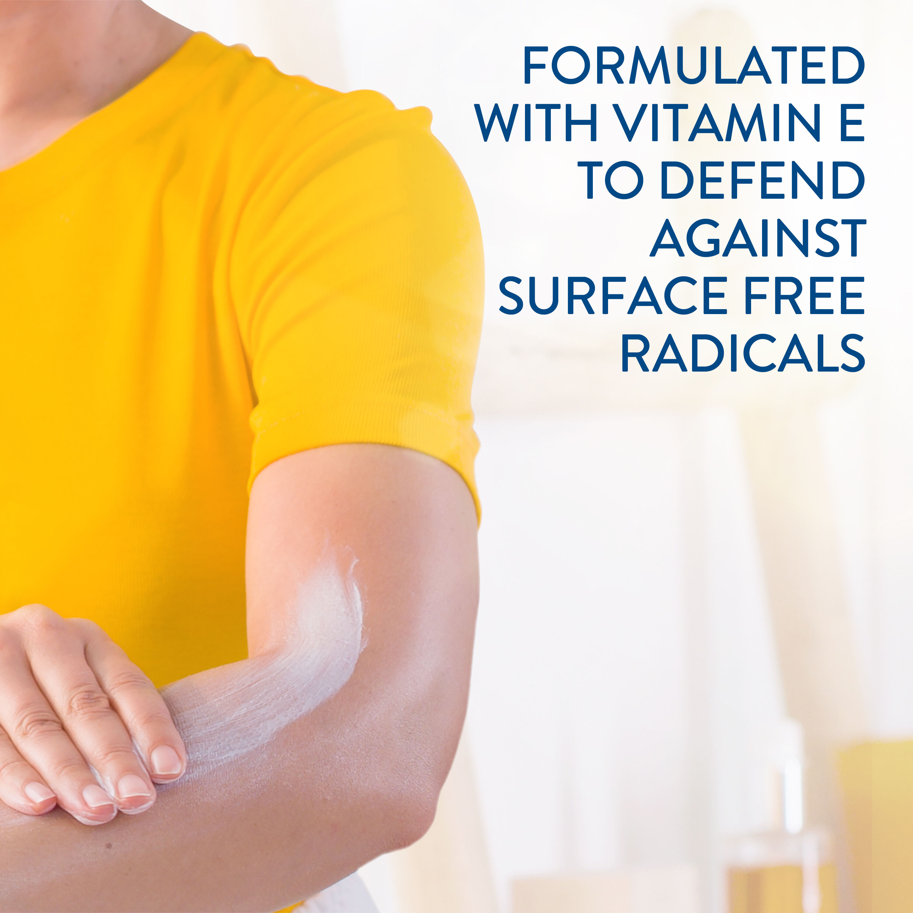 cetaphil sheer mineral sunscreen broad spectrum spf 30 application on upper arm