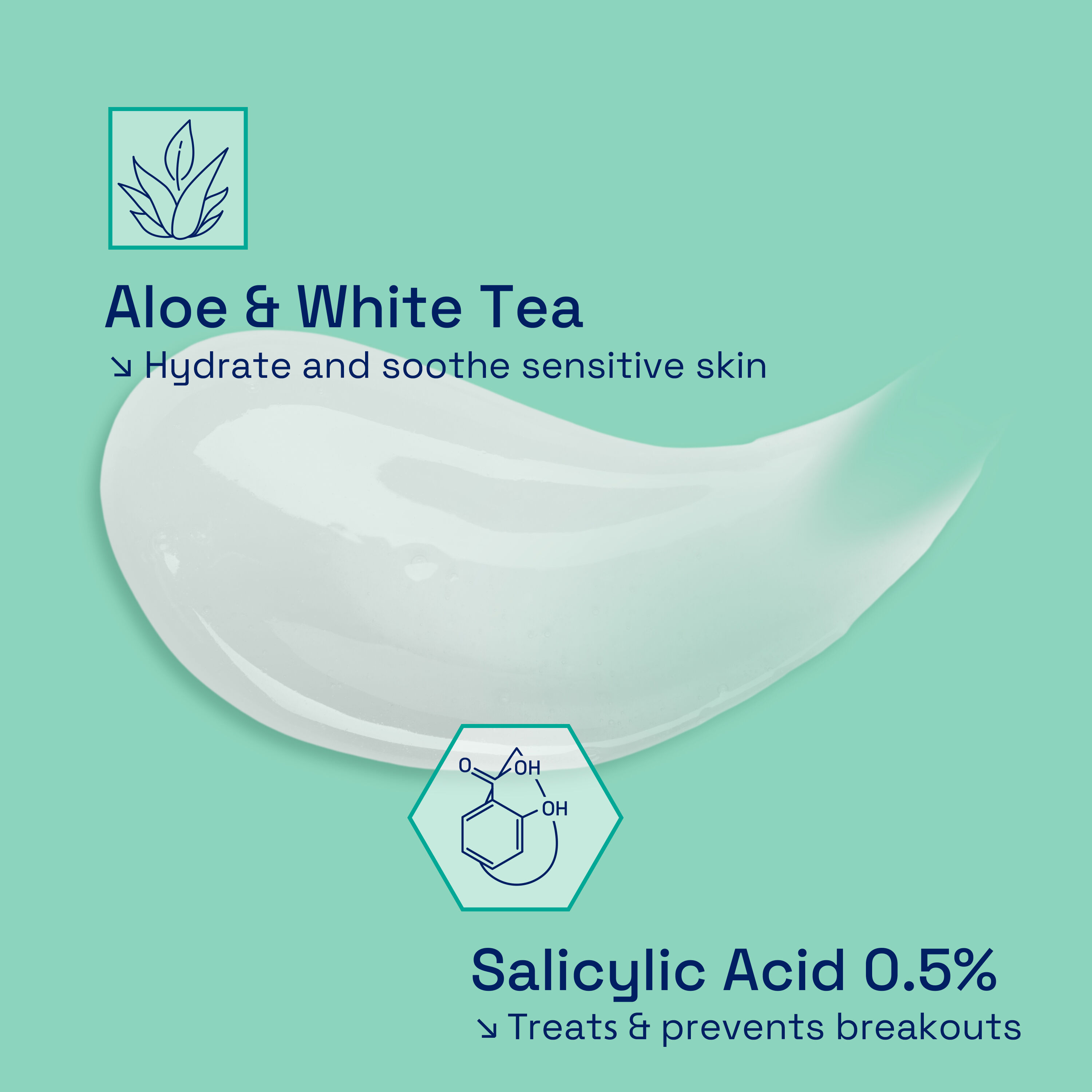 Gentle Clear Clarifying Acne Cream Cleanser