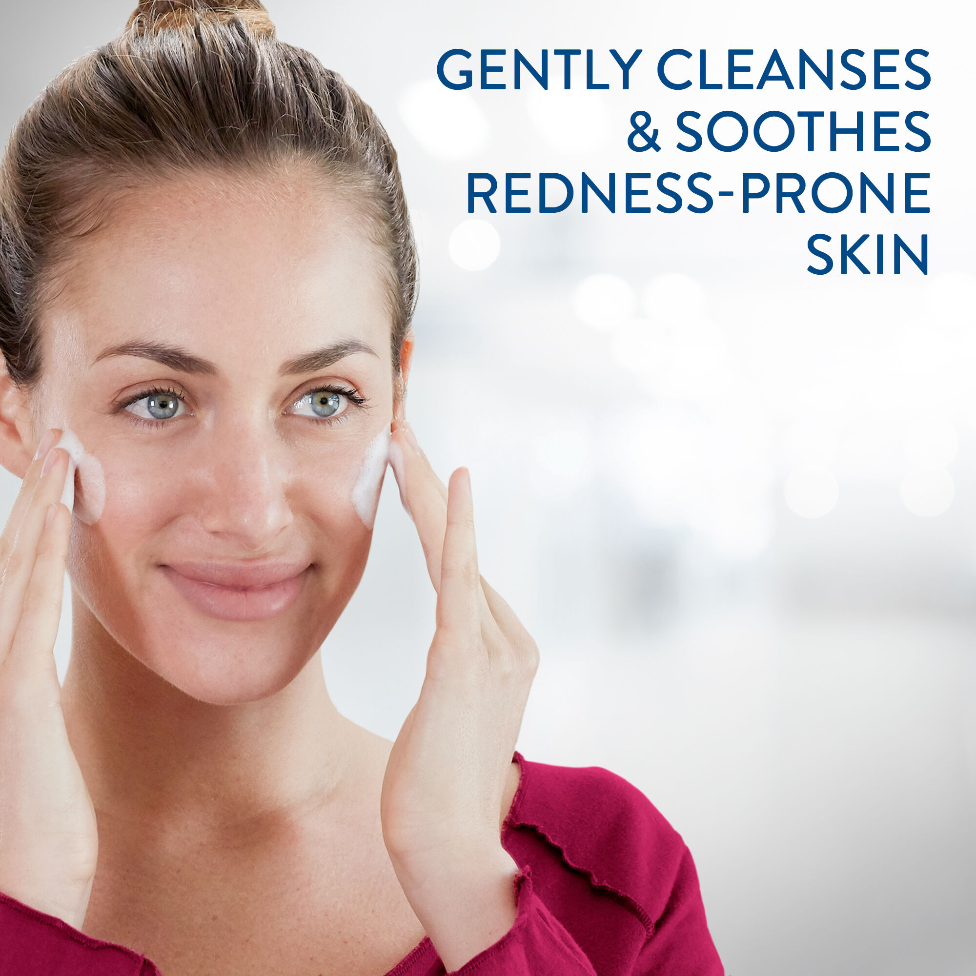 cetaphil foaming face wash application