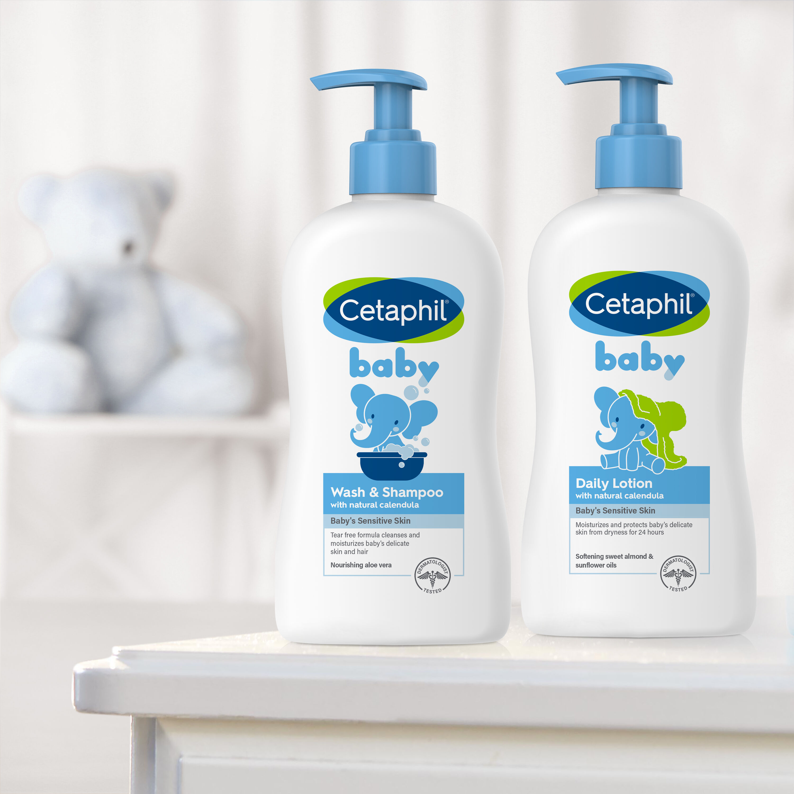 baby wash and lotion