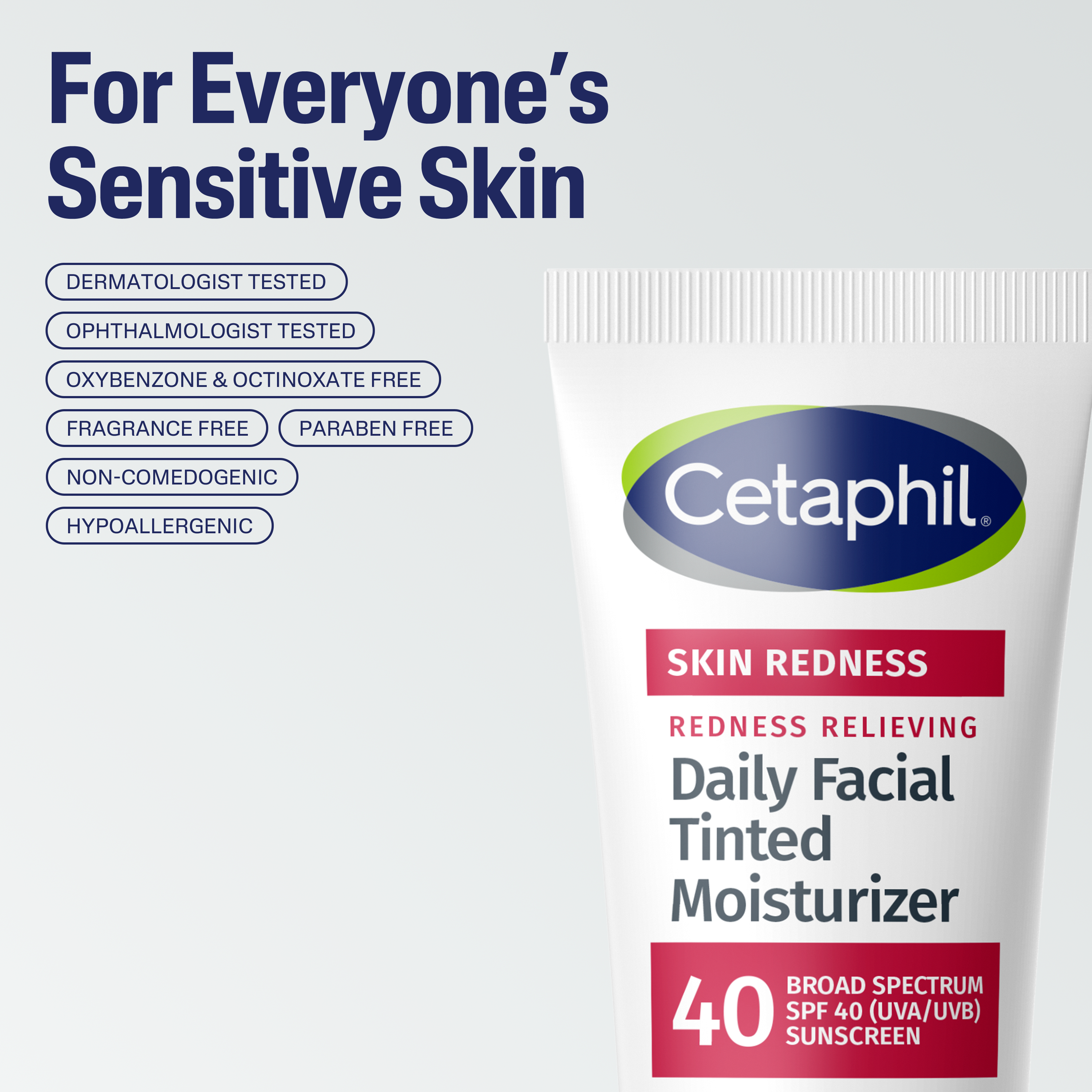 Redness Relieving Daily Facial Tinted Moisturizer SPF 40