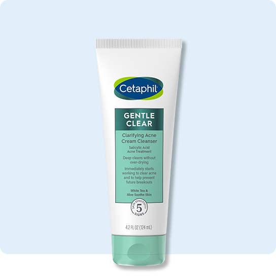 Cetaphil clarifying acne cream cleanser